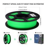 ANYCUBIC PLA 3D Printer Filament, Green, diametru: 1.75mm, lungime 340m, greutate: 1 KG.