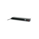 PDU APC, 1U pt. rack 19 inch, 8 prize IEC, intrare IEC, max 16 A, cablu 2.5 m, negru, 