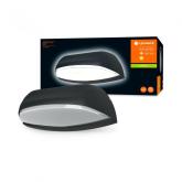 Aplica LED pentru exterior Ledvance Endura Style Wide, 12W, 530 lm, lumina calda (3000K), IP44, 210x90x86mm, aluminiu, Gri inchis