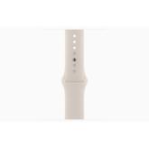 Apple Watch S9 Cellular 45mm Starlight Alu Case w Starlight Sport Band - M/L