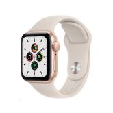 Ceas Smartwatch Apple Watch SE (v2) GPS, 40mm Gold Aluminium Case with Starlight Sport Band - Regular