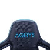 Scaun de gaming AQIRYS Hyperion negru-gri-albastru