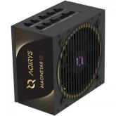 Sursa Aqirys Magnetar LE 750W 80 Gold Plus   TECHNICAL DATA  Continuous power: 750W Form factor: ATX ATX Version: ATX V2.52 Efficiency: 80PLUS® Gold certified Intel® C6/C7: Yes PFC: Active Illumination: No Modular cables: Yes Cable type: Flat, black Fan s
