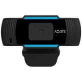 Webcam Aqirys Phase Full HD, 1.8m, negru