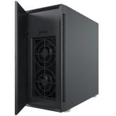 Carcasa Aqirys Ulas Midi Tower NEGRU