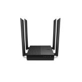 Router Dual-Band Wireless TP-Link, WI-FI 5 ARCHER A64,AC1200 Gigabit, Standarde wireless: IEEE 802.11ac/n/a 5 GHz, IEEE 802.11n/b/g 2.4 GHz, Viteza wireless: 5 GHz: 867 Mbps (802.11ac), 2.4 GHz: 400 Mbps (802.11n), 4 x antene externe fixe, MU-MIMO, Interf
