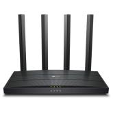 TP-LINK Wireless Router AX1500 WI-FI6, DUAL-BAND, ARCHER AX12; Standarde wireless: IEEE 802.11ax/ac/n/a 5 GHz, IEEE 802.11n/b/g 2.4 GHz, viteze wireless: 5 GHz: 1201 Mbps (802.11ax) 2.4 GHz: 300 Mbps (802.11n), 4 x antene fixe, mod router, mod access poin