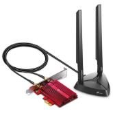 Adaptor wireless TP-Link, ARCHER TXE75E, AX5400, 2 x antene externe Dual-Band 5Ghz, 2.4 Ghz, PCI-E WI-FI 6E dimensiuni: 120.8 × 78.5 × 20.9 mm, Bluetooth 5.2.