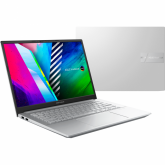 Laptop ASUS Vivobook PRO K3400PH-KM080T, 14.0-inch, WQXGA+ (2880 x 1800) 16:10, OLED, i7-11370H NVIDIA(R) GeForce(R) GTX 1650, 8GB DDR4 on board, 512GB Cool Silver, Windows 10 Home, 2 years