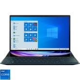 Laptop ASUS ZenBook Duo, UX482EG-HY256R,  14.0-inch, Touch screen,  FHD (1920 x 1080) 16:9,  IPS-level,  i7-1165G7,16GB LPDDR4X on board, 1TB , Intel(R) Iris Xe Graphics,  Stylus, Celestial Blue, Windows 10 Pro,  2 years