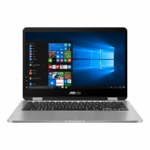 Laptop ASUS Vivobook Flip, TP1401KA-EC022W, 14.0-inch, Touch screen, FHD (1920 x 1080) 16:9, Silver N6000,  8GB DDR4 on board, 256GB, Intel(R) UHD Graphics, Stylus, Cool Silver, Windows 11 Home in S Mode, 2 years