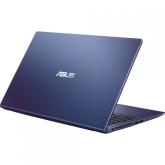 Laptop ASUS X515EA-BQ851, 15.6-inch, FHD (1920 x 1080) 16:9, i5-1135G7,  4GB DDR4 on board + 4GB DDR4 SO-DIMM, 512GB, Intel Iris X. Graphics Peacock Blue, DOS, 2 years