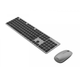 Kit Tastatura + Mouse Asus W5000, Wireless, gri
