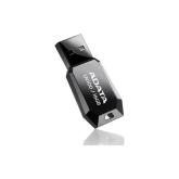 MEMORIE USB 2.0 ADATA 16 GB, profil mic, carcasa plastic, negru, 