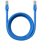 PATCH CORD UTP Baseus Cat6, fire din cupru, round cable, viteza maxima 1 Gbps, PVC, 3m, albastru 