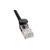 PATCH CORD UTP Baseus Cat5, fire din cupru, round cable, viteza maxima 1 Gbps, PVC, 10m, negru 