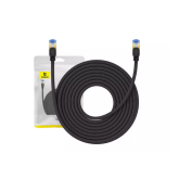 PATCH CORD UTP Baseus Cat7, fire din cupru, round cable, viteza maxima 10 Gbps, PVC, 10m, negru 