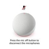 Amazon Boxa Portabila Echo Dot 5 Cu Ceas si Asistent Personal Alexa - Alb