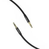 Cablu audio Vention, Jack 3.5mm (T) la Jack 3.5mm (T) conectori auriti, braided BBC, albastru, 