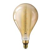 Bec LED vintage (decorativ) Philips Classic Gold Giant A160, EyeComfort, E27, 5W (25W), 300 lm, lumina calda (2700K), cu filament, 29.3x16.2cm