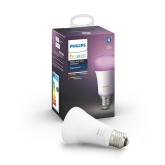 Bec LED RGB inteligent Philips Hue A60, Bluetooth, E27, 9W (60W), 806 lm, lumina alba si color (2200-6500K)