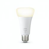 Bec LED inteligent Philips Hue, ZigBee Light Link, Bluetooth, E27, 15.5W, temperatura culoare calda 2700K, 1600 lumeni;