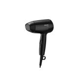 Uscator de par Philips EssentialCare BHC010/10, 1200 W, 3 setari temperatura, maner pliant, Negru