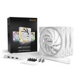 VENTILATOR be quiet! LIGHT WINGS White 140mm PWM high-speed Triple-Pack, 