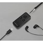 RECEIVER audio Logilink, conectare prin Jack 3.5mm, distanta 10 m (pana la), Bluetooth v5.0, ac. 300mAh, pana la 6.5 ore, card microSD, indicator LED, bass booster, antena interna, black, 