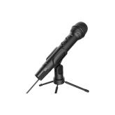 Boya Microfon Condensator cu Trepied, Iesire Casti USB Type-C, USB-A si Lightning 