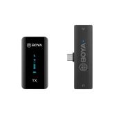 Boya Digital True-Wireless Microphone, USB Type-C Mobiles (2.4 GHz) 