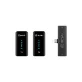 Boya Digital True-Wireless Dual Microphone, USB Type-C Mobiles (2.4 GHz) 