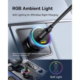 INCARCATOR auto Baseus Multi-Port, Quick Charge 152W, 2 x USB Type-C, 1 x USB, negru 