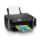 Imprimanta inkjet color CISS Epson L810, dimensiune A4, viteza max 37ppm alb-negru, 38ppm color, rezolutie printer 5760x1440dpi, alimentare hartie 100 coli, Borderless print, CD/DVD print, display LCD color touchpanel 6,9cm, interfata: USB 2.0, cerneala (