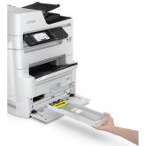 Multifunctional inkjet color Epson WF-C879RDTWFC, dimensiune A3 (Printare, Copiere, Scanare, Fax), duplex, viteza 26ppm alb-negru, 26ppm color, rezolutie 4800 x 1200 dpi, limbaj de printare: PCL5c, PCL5e, ESC/P-R, PostScript 3, PDF 1.7, PCL6, HDD Encrypte