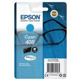 Epson Singlepack Cyan 408 DURABrite Ultra Ink, 14.7ml, WorkForce Pro WF-C4810DTWF, WorkForce Pro WF-C4310DW.