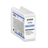Cartus Cerneala Original Epson Cyan, T47A2, pentru UltraChrome Pro 10, 50ml, (timbru verde 1.2 lei)