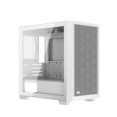 CARCASA PCCOOLER, Mini Tower, mATX, fara sursa, sticla securizata, 2 ventilatoare incluse, iluminare ARGB, negru, USB 3.2 gen 2 x 2, mic, audio, 