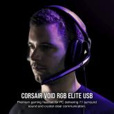 Casti Gaming Corsair Void RGB Elite Carbon