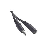 CABLU audio GEMBIRD prelungitor stereo (3.5 mm jack M/T), 5m, conectori auriti, black 