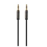 CABLU audio GEMBIRD stereo (3.5 mm jack T/T), 1m, conectori auriti, black 