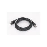 CABLU USB GEMBIRD prelungitor, USB 2.0 (T) la USB 2.0 (M), 1.8m, conectori auriti, negru, 