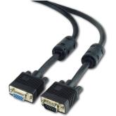 CABLU video GEMBIRD, adaptor VGA (T) la VGA (M), 1.8m, premium, dublu ecranat, negru, 