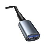 CABLU USB Baseus prelungitor, USB3.0(T) la USB3.0(M) 2A, brodat, 1m, gri 