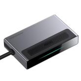 DOCKING Station Baseus Magic Multifunctional, conectare PC USB Type-C, USB 3.0 x 1, 3.5mm jack|card reader MicroSD/SD, USB Type C x 1 PD 100W 5V / 9V / 14.5V / 20V 5A (Max.), HDMI x 1/4K/60Hz, LED, gri 