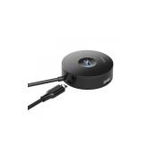 HUB extern Baseus Round Box, porturi USB: USB 3.0 x 1 + USB 2.0 x 3, conectare prin USB 3.0, lungime 1 m, negru, 