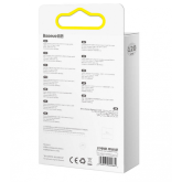 CABLU alimentare si date Baseus Crystal Shine, Fast Charging Data Cable pt. smartphone, USB Type-C la USB Type-C 100W, 1.2m, braided, negru 