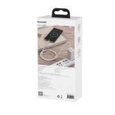 CABLU alimentare si date Baseus Cafule Metal, Fast Charging Data Cable pt. smartphone, USB la USB Type-C 66W, 2m, alb 