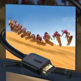 CABLU video Baseus Cafule, HDMI (T) la HDMI (T), rezolutie maxima 4K UHD (3840 x 2160) la 30 Hz, conectori auriti, 12m, negru 