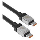 CABLU alimentare si date Baseus, Fast Charging Data Cable pt. smartphone, USB Type-C (T) la USB Type-C (T),  E-marker, 100W, 1m, negru, 